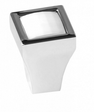 Мебельная ручка CRYSTAL RC425CP/CrW.4